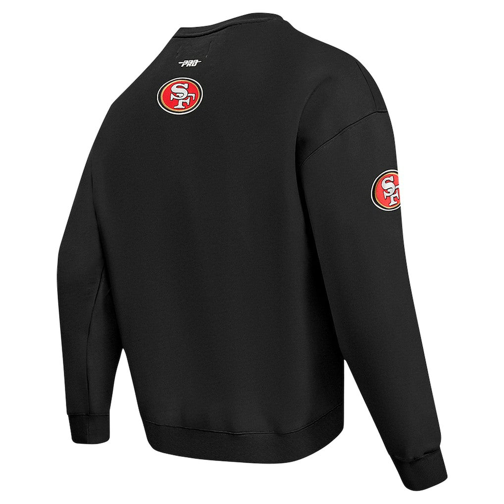Pro Standard Turn It Up Drop Shoulder Pullover Sweatshirt - San Francisco 49ers Pullover