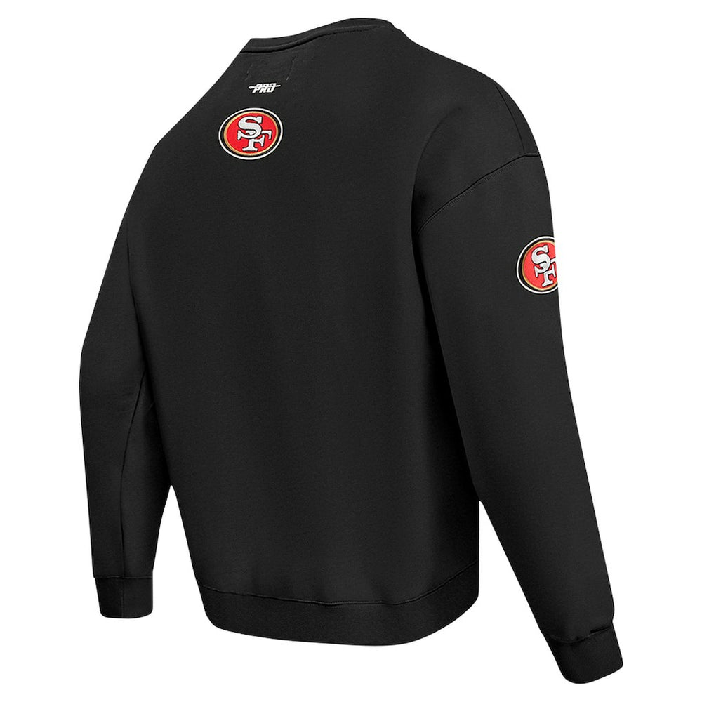 Pro Standard Turn It Up Drop Shoulder Pullover Sweatshirt - San Francisco 49ers Pullover