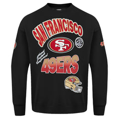 Pro Standard Turn It Up Drop Shoulder Pullover Sweatshirt - San Francisco 49ers Pullover