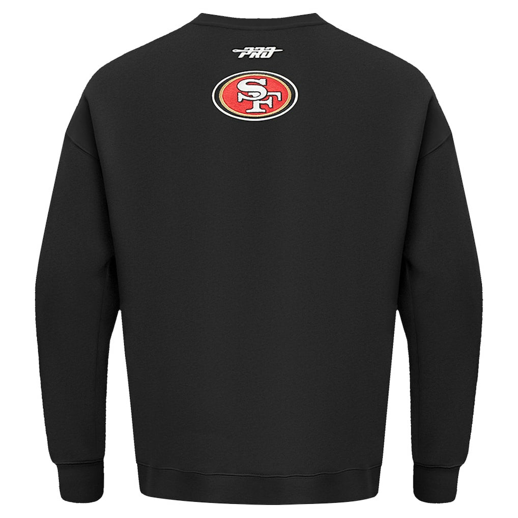 Pro Standard Turn It Up Drop Shoulder Pullover Sweatshirt - San Francisco 49ers Pullover