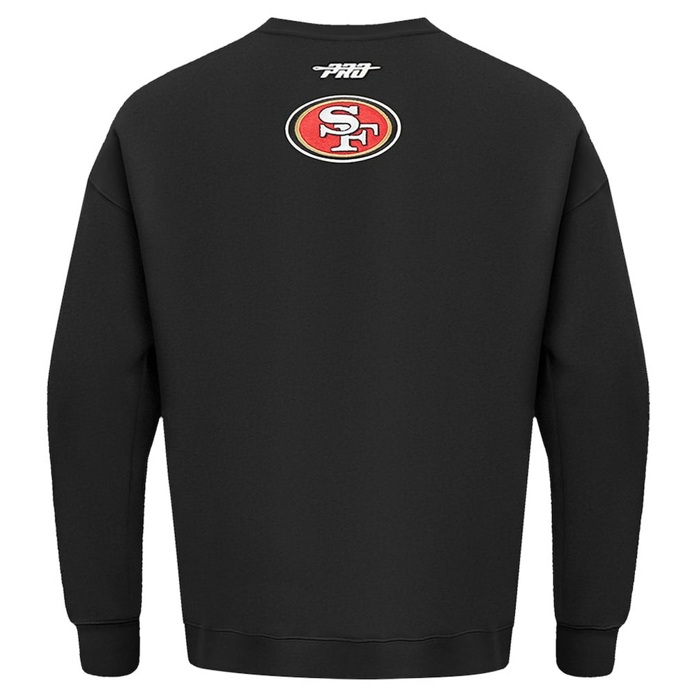 Pro Standard Turn It Up Drop Shoulder Pullover Sweatshirt - San Francisco 49ers Pullover