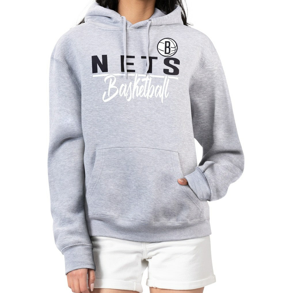 Brooklyn Nets G-III 4Her by Carl Banks Women's Graphics Fleece Pullover Hoodie