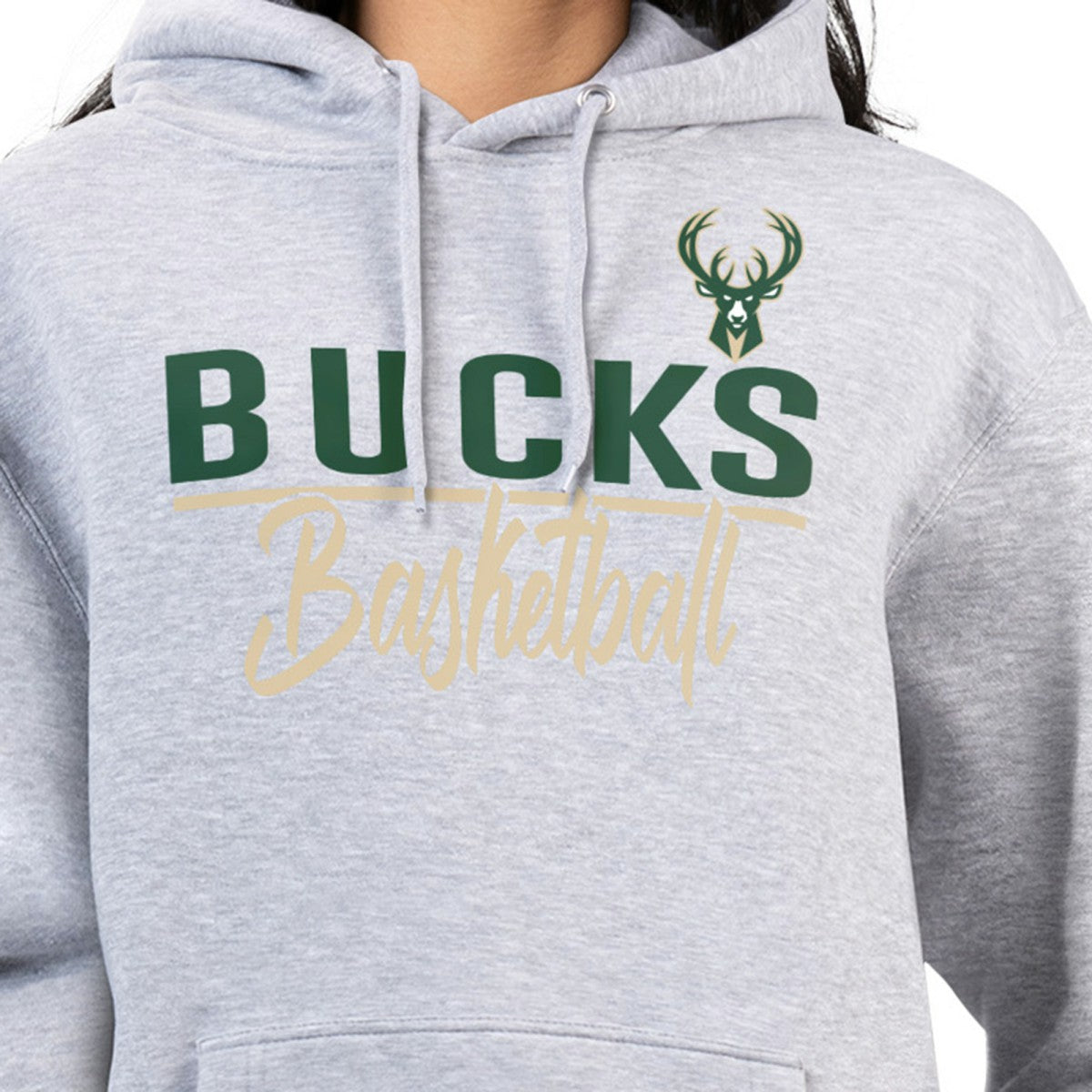 Milwaukee Bucks G-III 4Her by Carl Banks Women's Graphics Fleece Pullover Hoodie