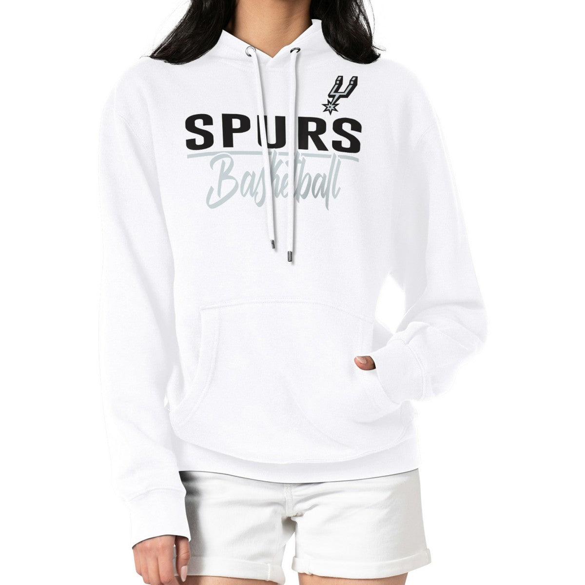 San Antonio Spurs G-III 4Her by Carl Banks Women's Graphics Fleece Pullover Hoodie