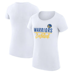 Golden State Warriors G-III 4Her by Carl Banks Women's Super-Slim Fit Lightweight Team Sport V-Neck T-Shirt sale