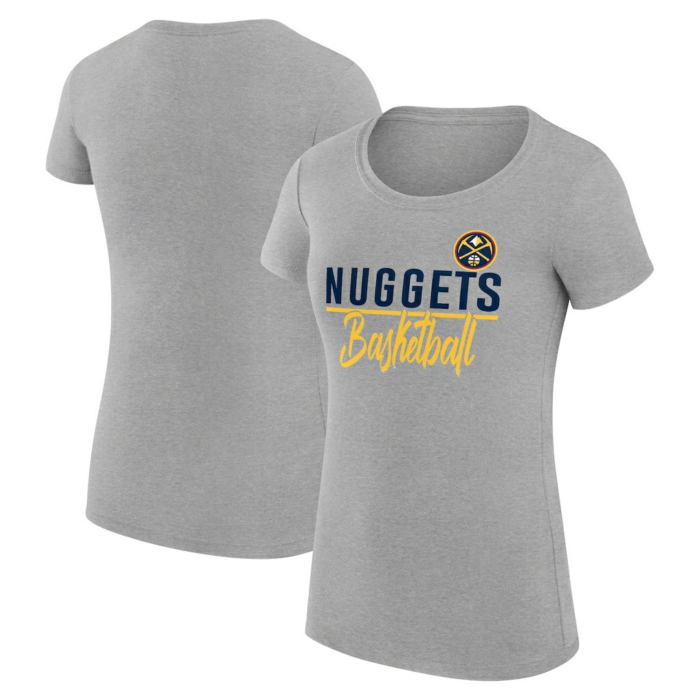 Denver Nuggets G-III 4Her by Carl Banks Women's Super-Slim Fit Lightweight Team Sport V-Neck T-Shirt sale