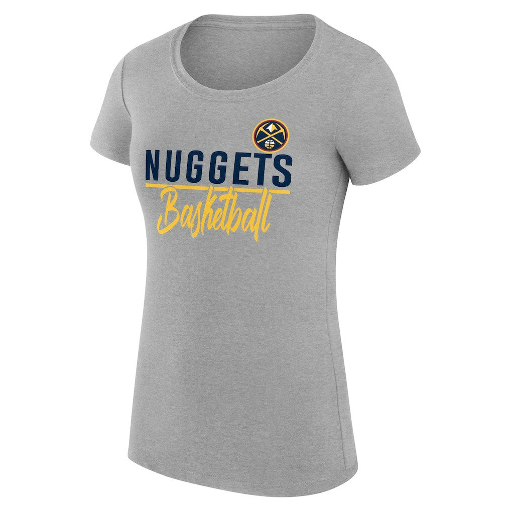 Denver Nuggets G-III 4Her by Carl Banks Women's Super-Slim Fit Lightweight Team Sport V-Neck T-Shirt sale