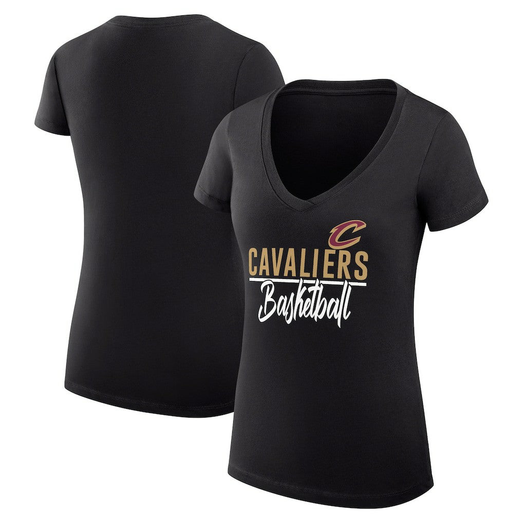 Cleveland Cavaliers G-III 4Her by Carl Banks Women's Super-Slim Fit Lightweight Team Sport V-Neck T-Shirt sale