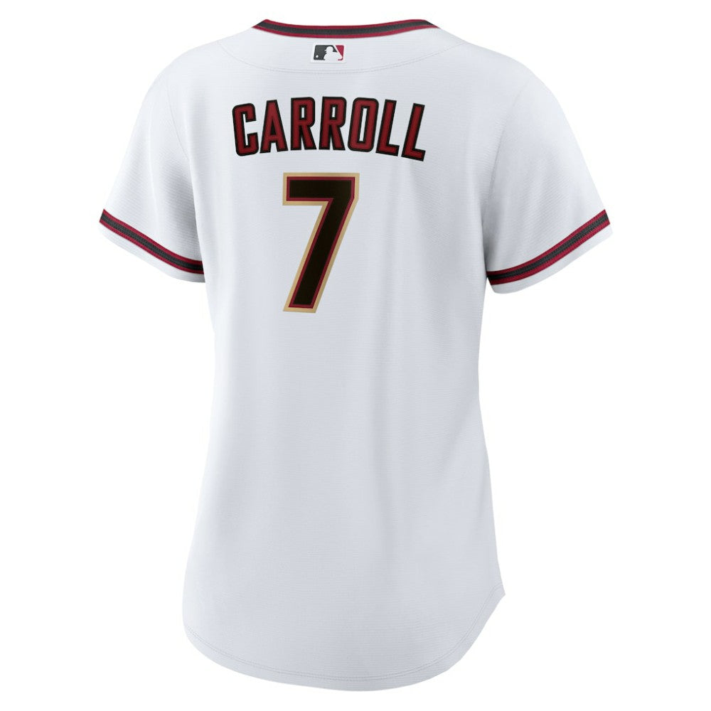 White Corbin Carroll Arizona Diamondbacks Nike Women's Home Replica Player Jersey