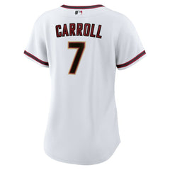 White Corbin Carroll Arizona Diamondbacks Nike Women's Home Replica Player Jersey