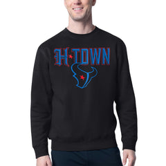 Starter H-Town Graphic Fleece Pullover Sweatshirt - Houston Texans Pullover