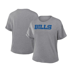 Women's Swing Pass Tri-Blend Boxy T-Shirt - Buffalo Bills T-shirts
