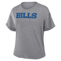 Women's Swing Pass Tri-Blend Boxy T-Shirt - Buffalo Bills T-shirts