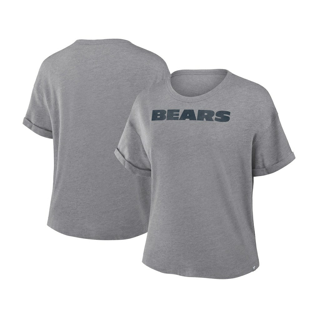 Women's Swing Pass Tri-Blend Boxy T-Shirt - Chicago Bears T-shirts