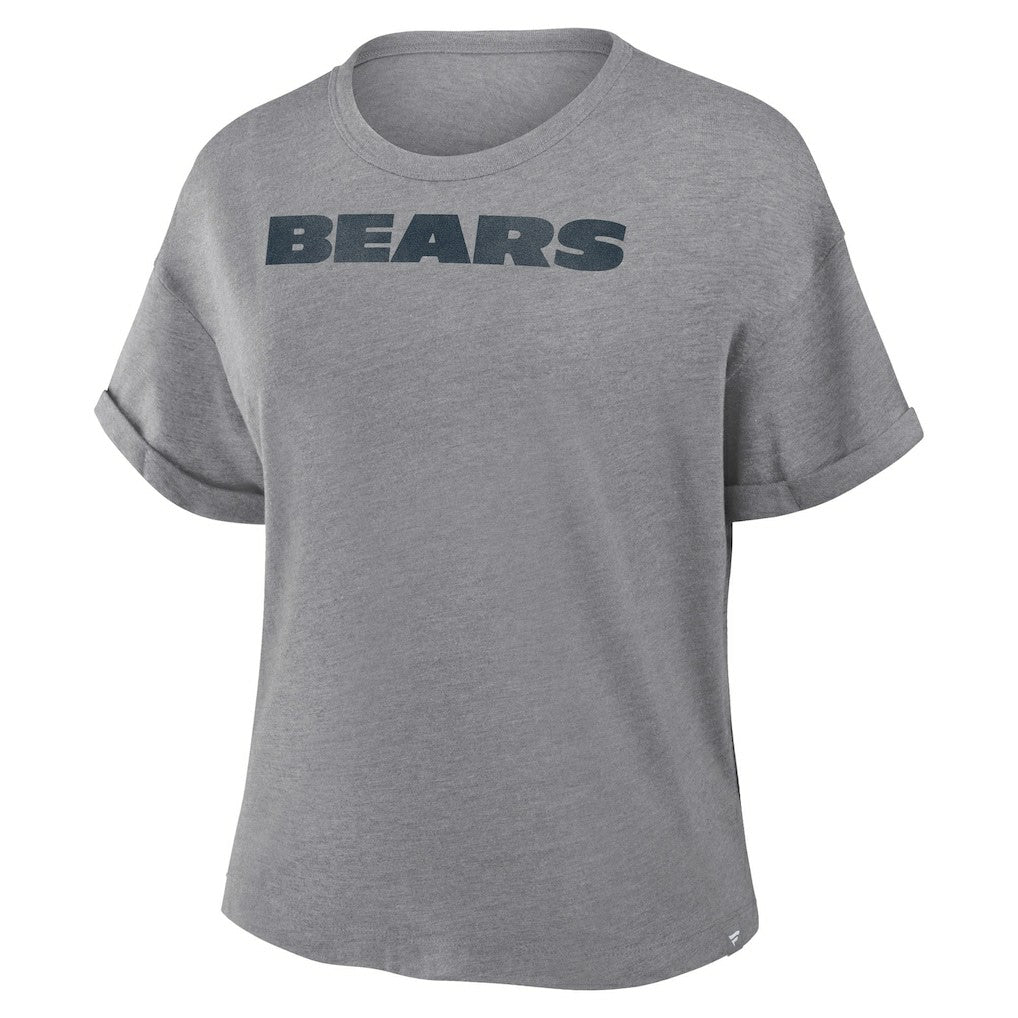 Women's Swing Pass Tri-Blend Boxy T-Shirt - Chicago Bears T-shirts