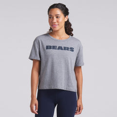 Women's Swing Pass Tri-Blend Boxy T-Shirt - Chicago Bears T-shirts