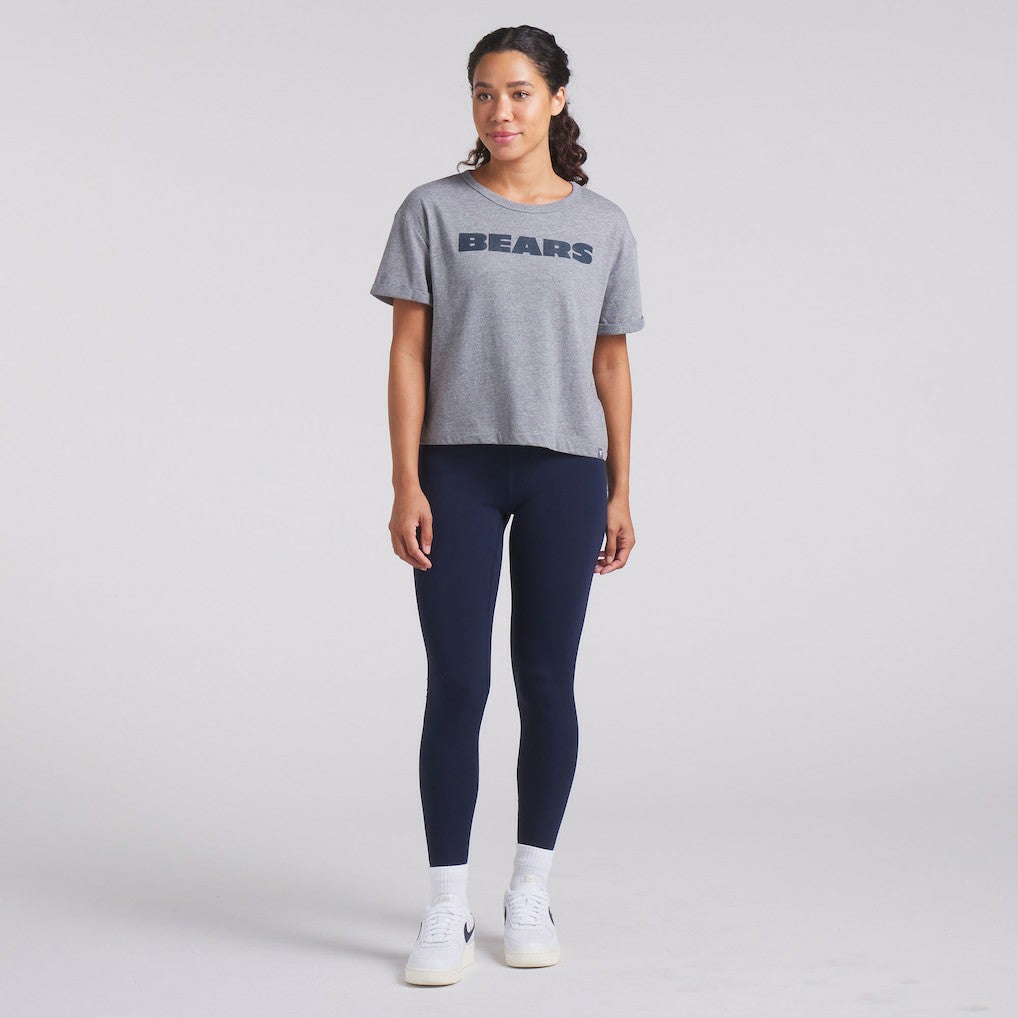 Women's Swing Pass Tri-Blend Boxy T-Shirt - Chicago Bears T-shirts