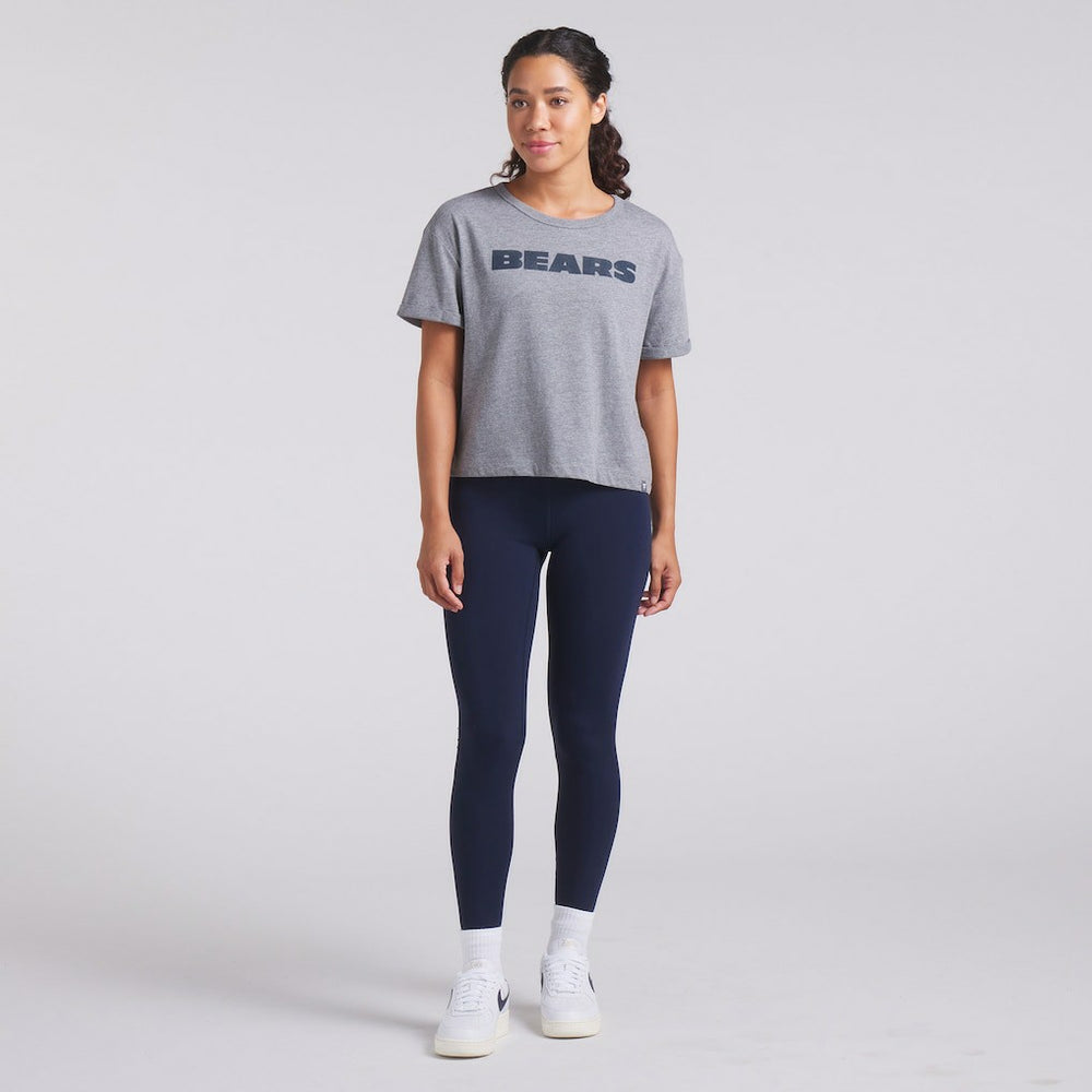 Women's Swing Pass Tri-Blend Boxy T-Shirt - Chicago Bears T-shirts