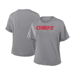 Women's Swing Pass Tri-Blend Boxy T-Shirt - Kansas City Chiefs T-shirts