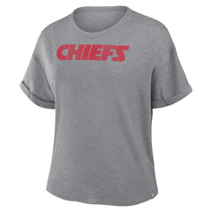 Women's Swing Pass Tri-Blend Boxy T-Shirt - Kansas City Chiefs T-shirts