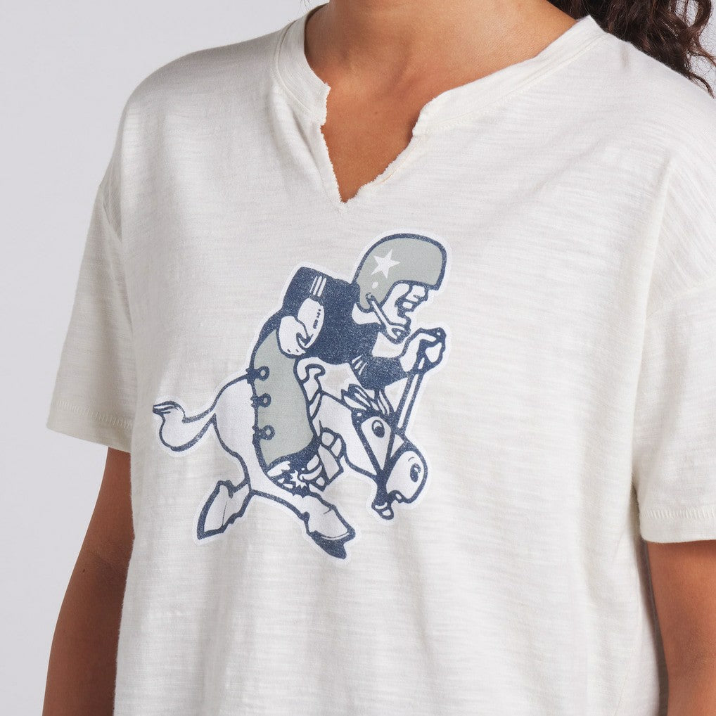 Women's Trick Play Slub Boxy T-Shirt - Dallas Cowboys T-shirts