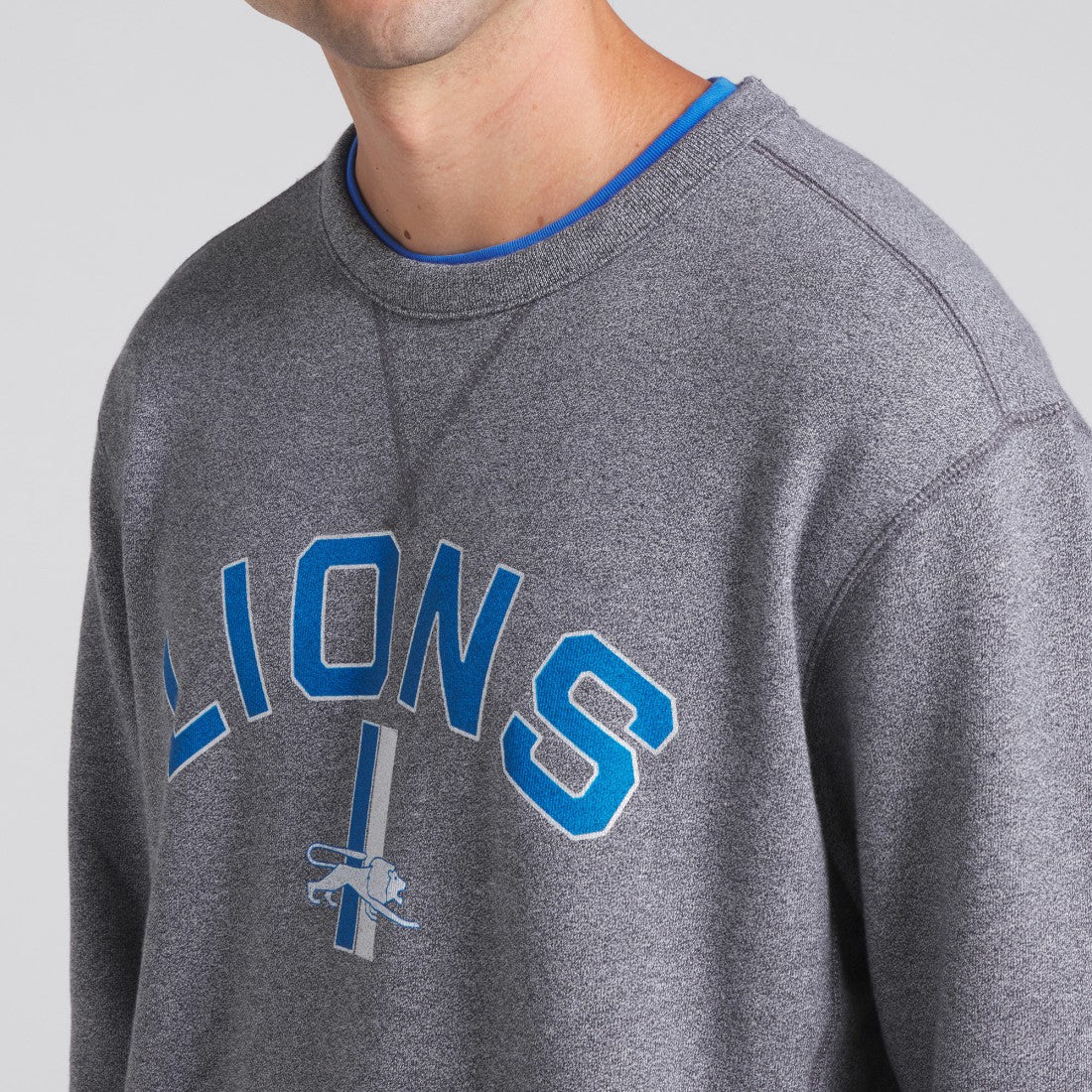 Loop Terry Pullover Sweatshirt - Detroit Lions Pullover