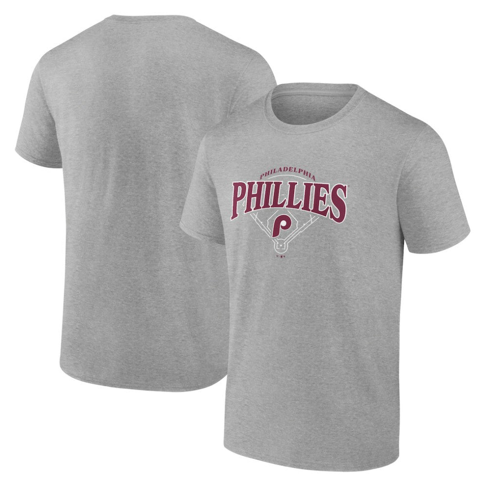 Heather Gray Philadelphia Phillies Home Field T-Shirt