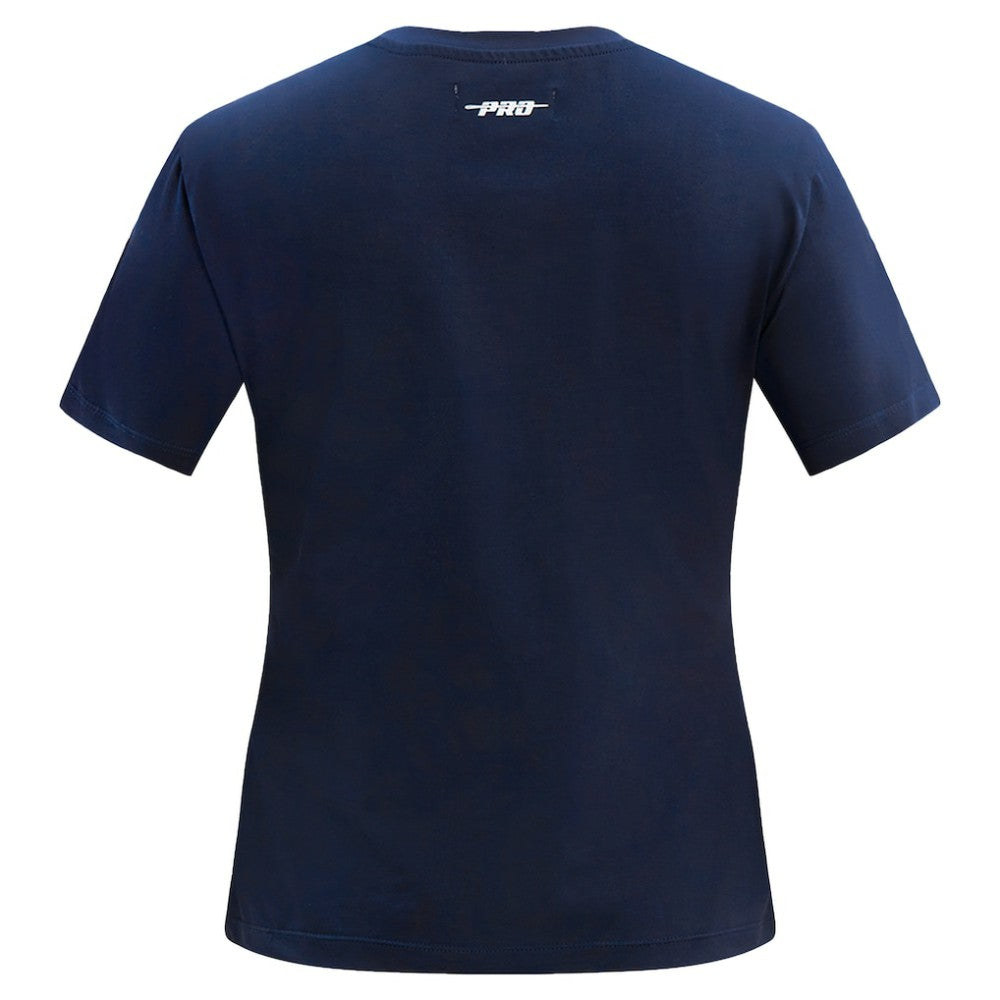 Navy Houston Astros Pro Standard Women's Rhinestone Slim Fit T-Shirt