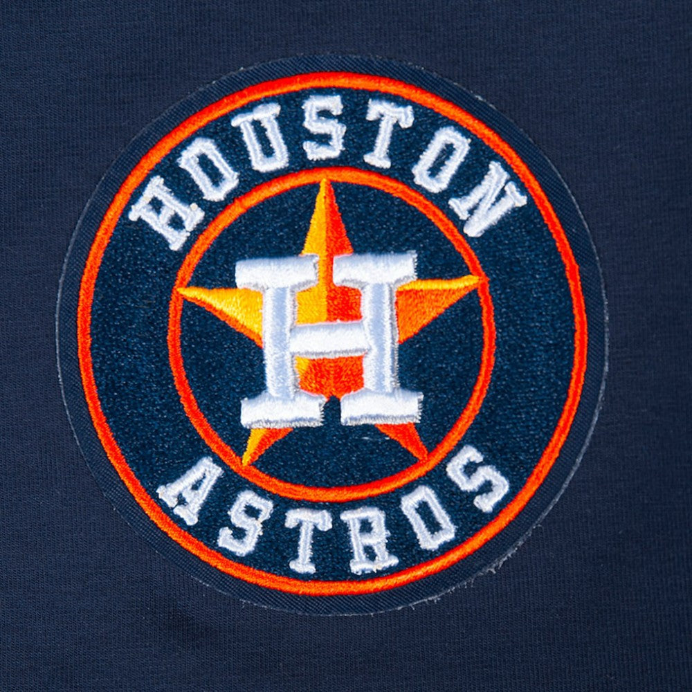 Navy Houston Astros Pro Standard Women's Rhinestone Slim Fit T-Shirt