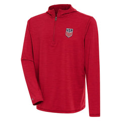 USMNT Antigua Tidy Quarter-Zip Hoodie