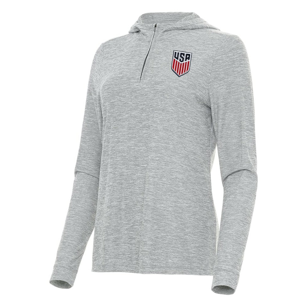 USMNT Antigua Women's Daybreak Quarter-Zip Hoodie