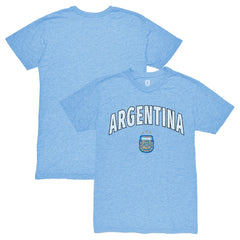 Argentina National Team 1863FC Retro Wordmark Tri-Blend T-Shirt
