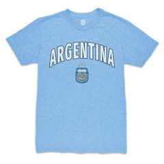 Argentina National Team 1863FC Retro Wordmark Tri-Blend T-Shirt