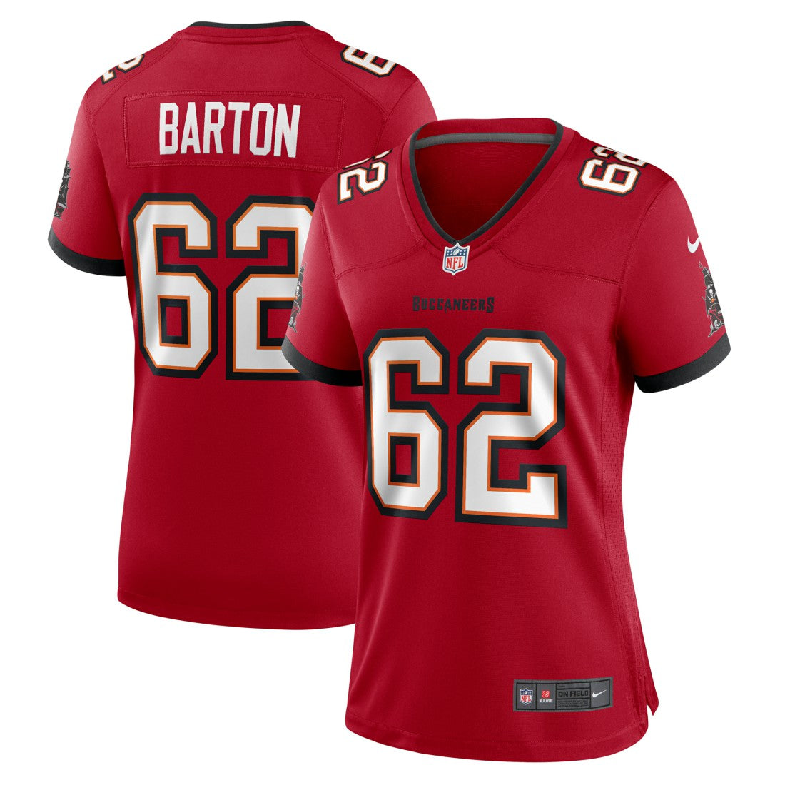 Graham Barton  Women's Game Jersey - Tampa Bay Buccaneers Jerseys