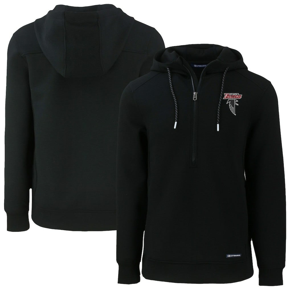 Cutter & Buck Roam Eco Recycled Half-Zip Hoodie - Atlanta Falcons Hoodies