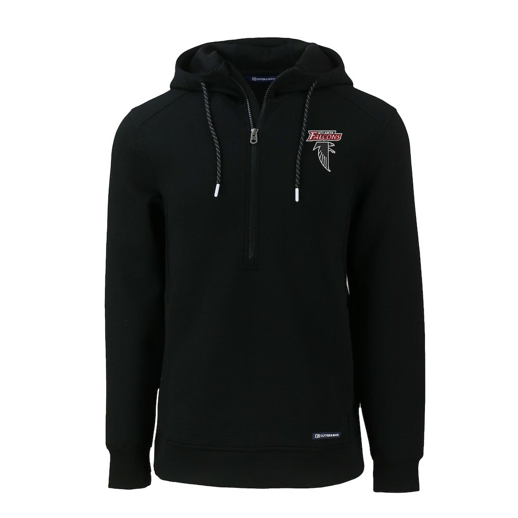 Cutter & Buck Roam Eco Recycled Half-Zip Hoodie - Atlanta Falcons Hoodies