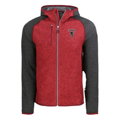 Cutter & Buck Mainsail Hoodie Raglan Full-Zip Jacket - Atlanta Falcons Hoodies