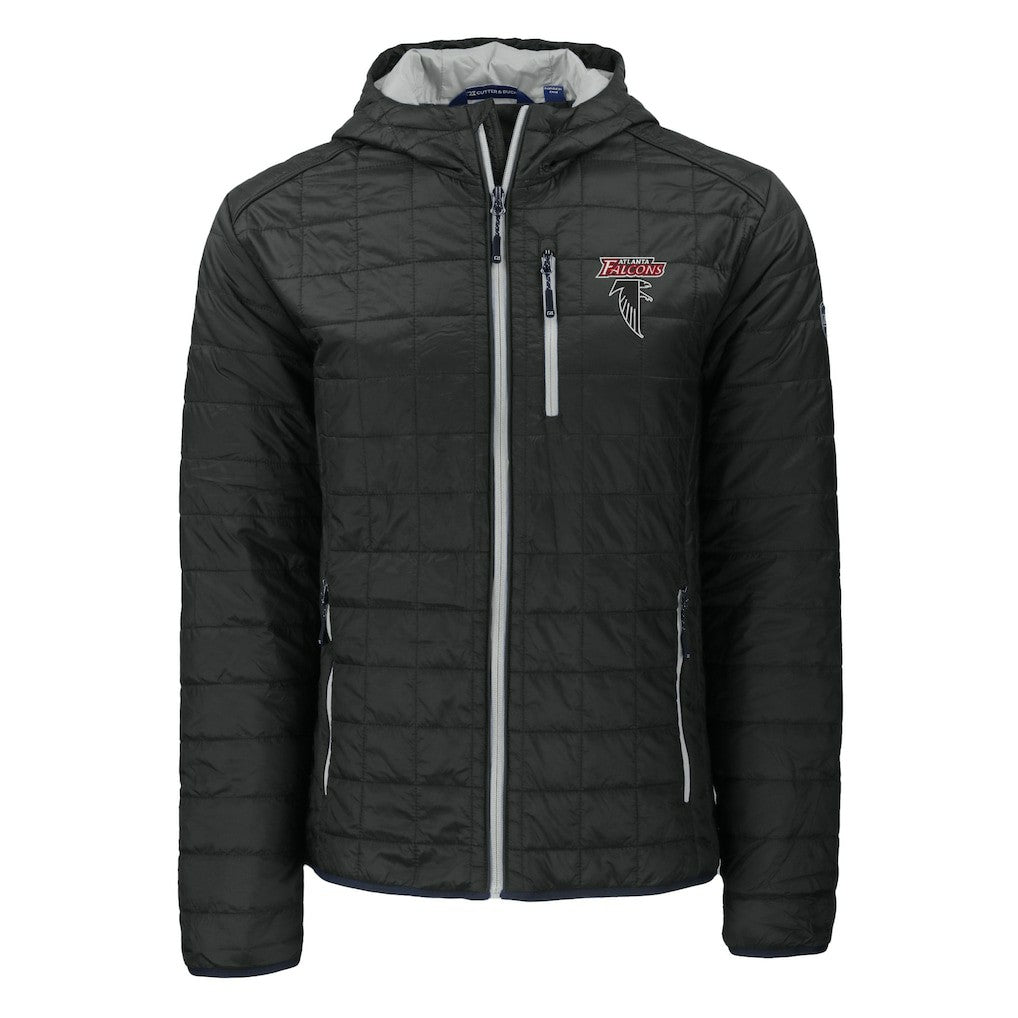 Cutter & Buck Rainier PrimaLoft Eco Insulated Full-Zip Puffer Jacket - Atlanta Falcons Jackets