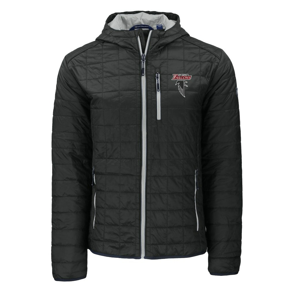 Cutter & Buck Rainier PrimaLoft Eco Insulated Full-Zip Puffer Jacket - Atlanta Falcons Jackets