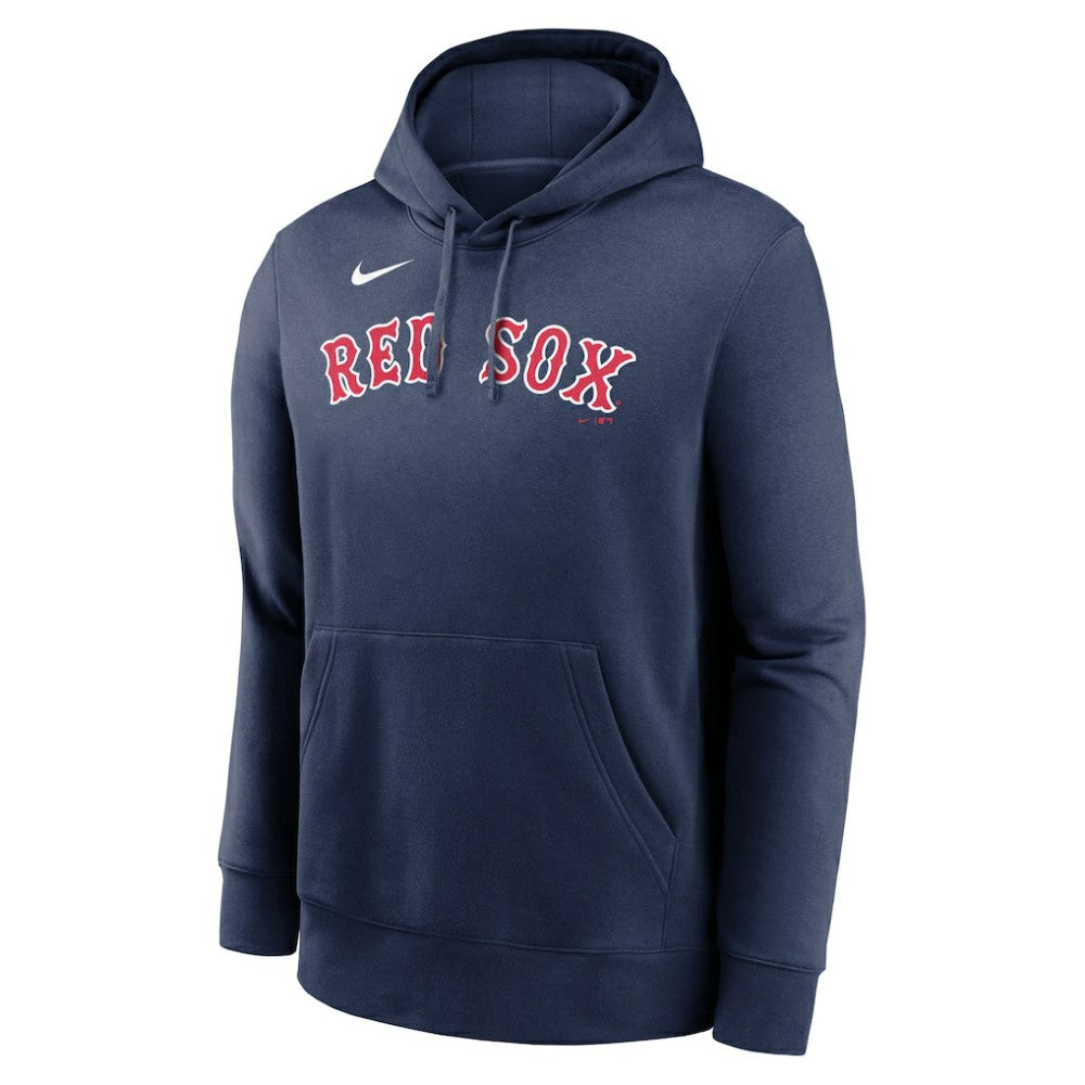 Navy David Ortiz Boston Red Sox Nike Player Name & Number Club Pullover Hoodie