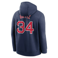 Navy David Ortiz Boston Red Sox Nike Player Name & Number Club Pullover Hoodie
