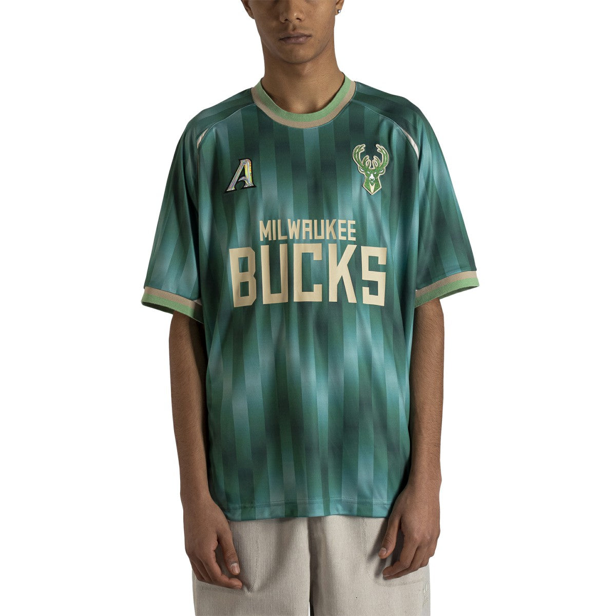 Milwaukee Bucks Authmade x NBA Soccer Kit Fashion Jersey