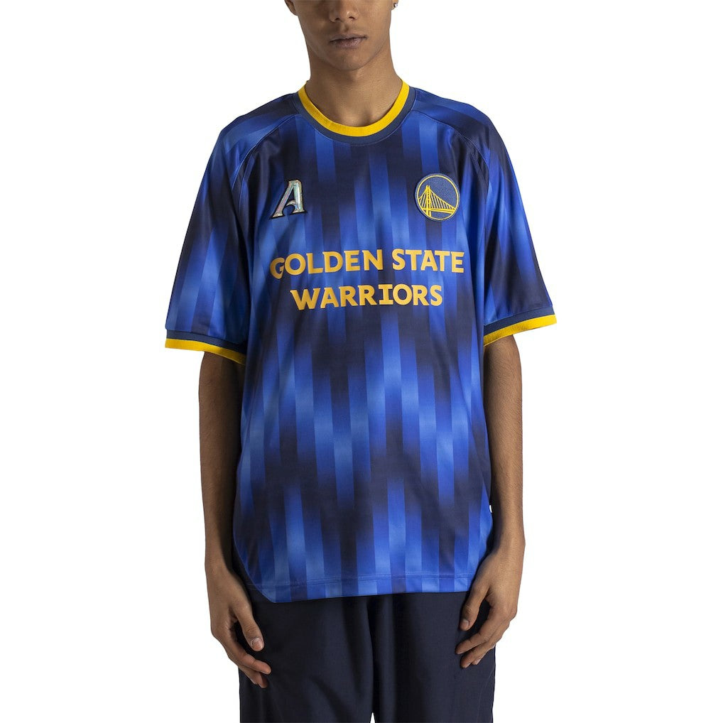 Golden State Warriors Authmade x NBA Soccer Kit Fashion Jersey sale