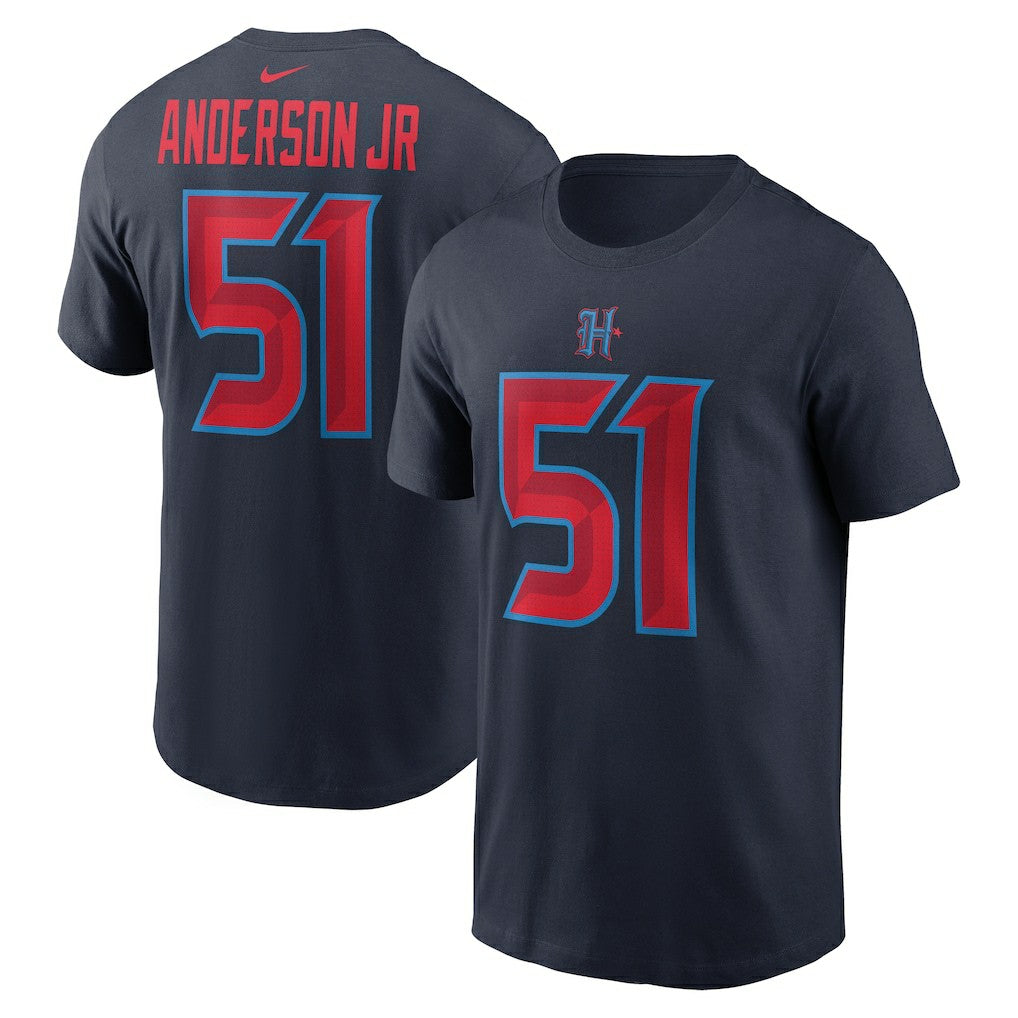 Will Anderson Jr.  Name & Number T-Shirt - Houston Texans T-shirts