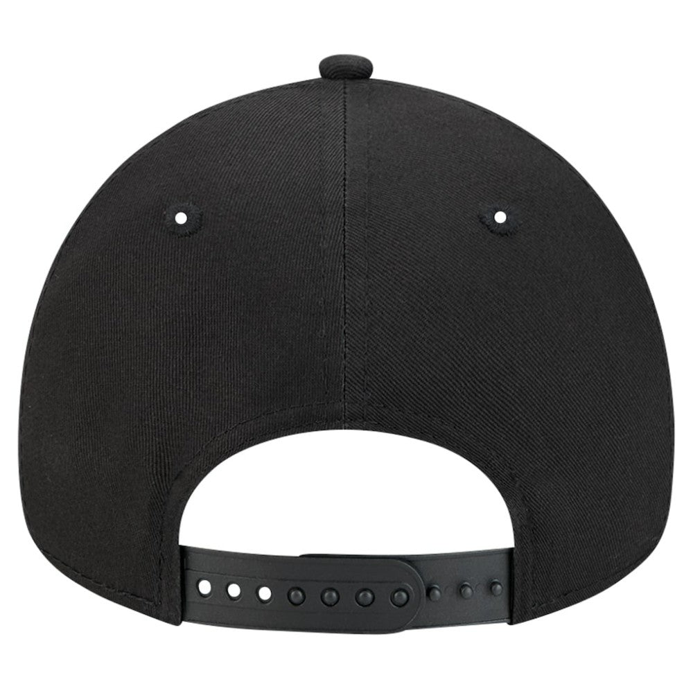 Black Atlanta Braves New Era Tonal Pop 9FORTY A-Frame Adjustable Hat