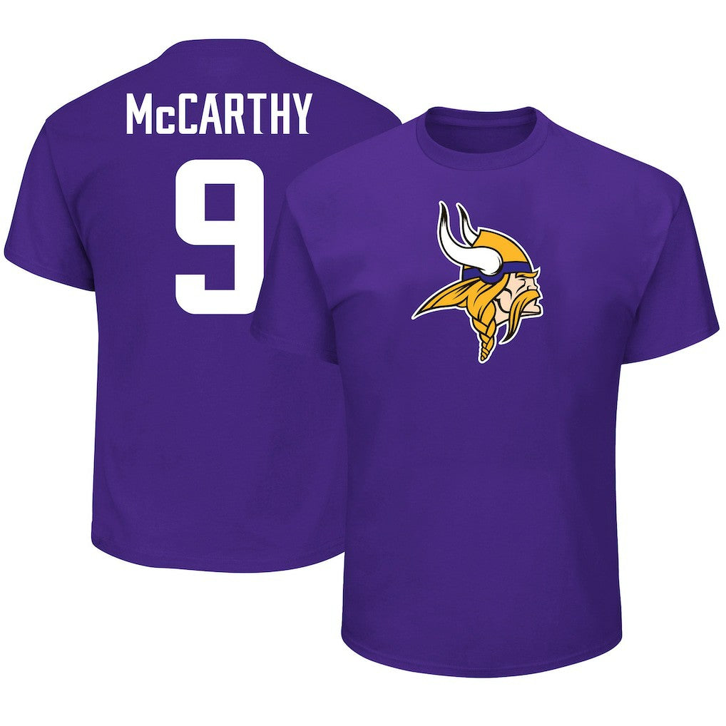 J.J. McCarthy  Big & Tall Name & Number T-Shirt - Minnesota Vikings T-shirts