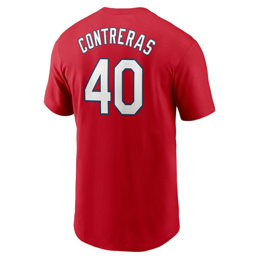 Red Willson Contreras St. Louis Cardinals Nike 2024 City Connect Fuse Name & Number T-Shirt