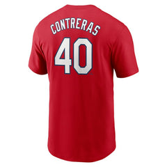 Red Willson Contreras St. Louis Cardinals Nike 2024 City Connect Fuse Name & Number T-Shirt