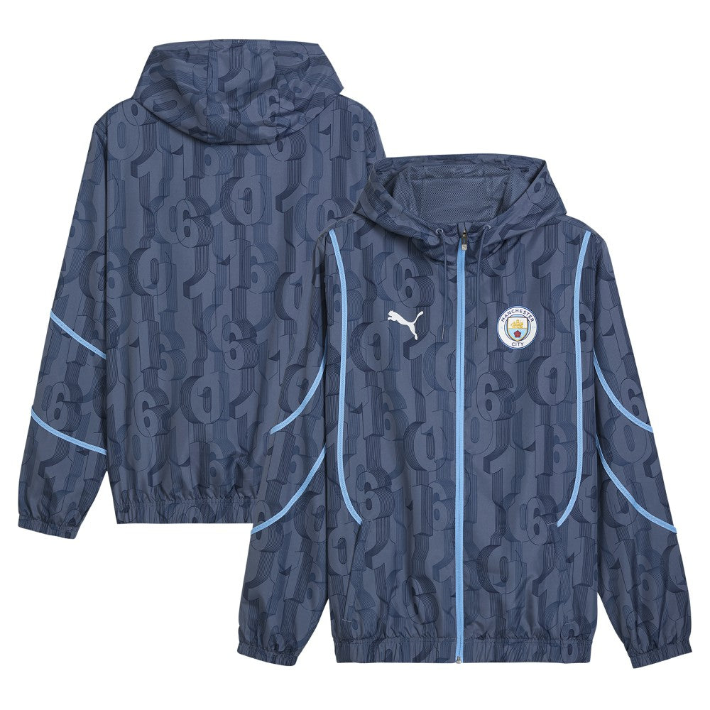 Manchester City 2024/25 Pre-Match Anthem dryCELL Full-Zip Hoodie Jacket