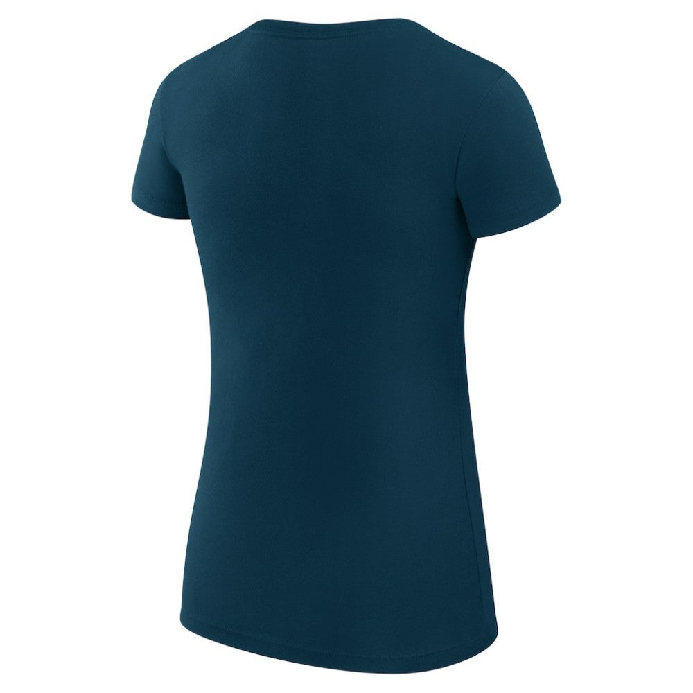 Navy Seattle Mariners G-III 4Her by Carl Banks Women's Super-Slim Fit Lightweight Team Logo Graphic T-Shirt